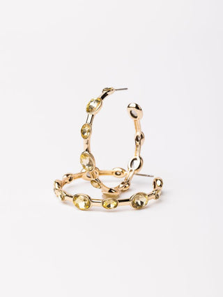 Citrine Allie Hoop