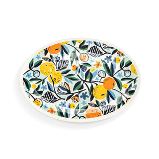 Citrus Blooms Melamine Platter