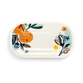 Citrus Blooms Melamine Platter