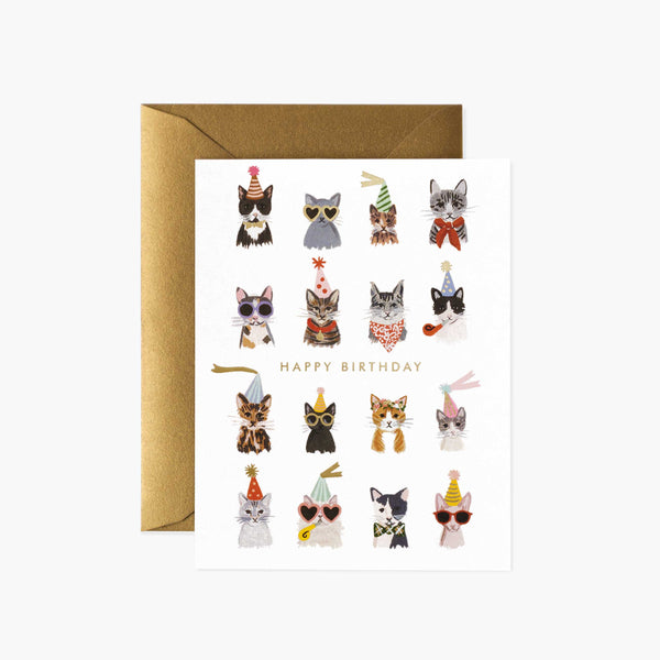 Cool Cats Birthday Card