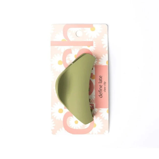 Doorbuster Green Round Claw Clip