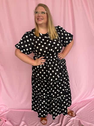 Here To Speak Dress- Curvy IX / Black