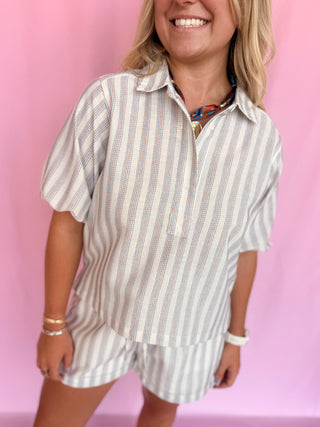 Stripe Shore Top