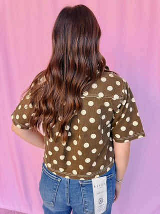 Daydreamer Polka Dot Top