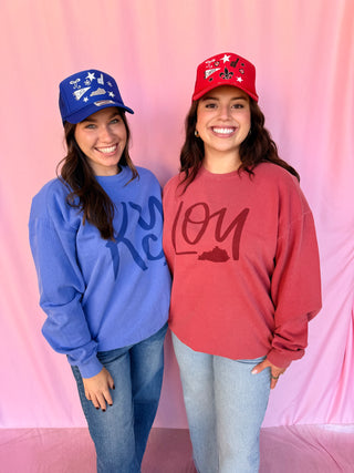 Lou Red Sweatshirt