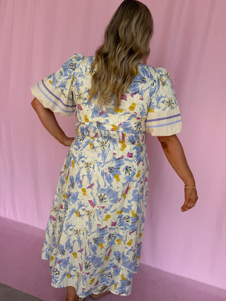 Soft Bloom Floral Dress- Curvy