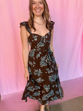 Sweetheart Floral Dress