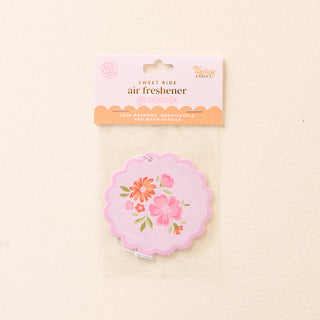 Dainty Floral Pink Car Freshener