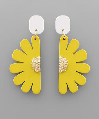Mustard Daisy Darlin' Earrings