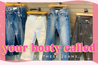 your booty called, It wants these jeans...