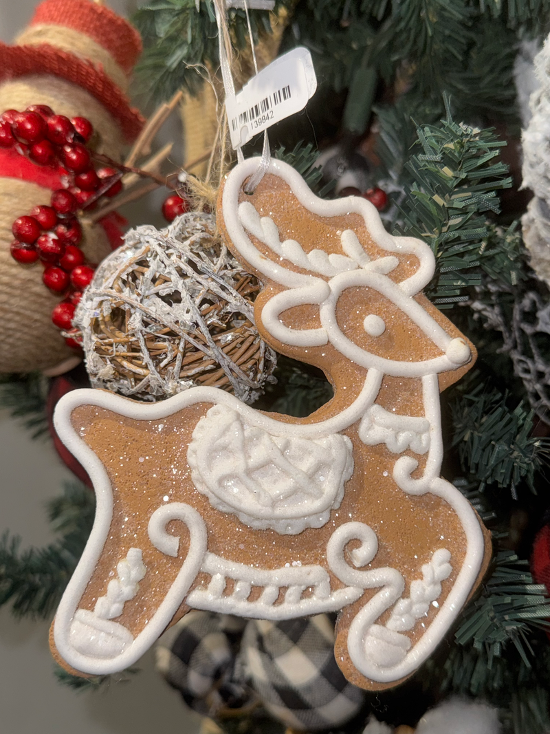 Deer Iced Cookie Ornament