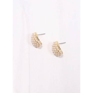 Devaney Pearl Earring Gold