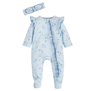 Ditsy Blue Floral Sleeper