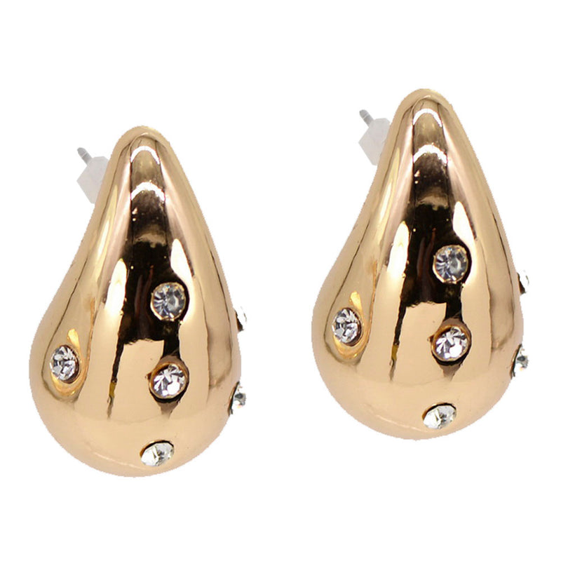 Dome Crystal Earring