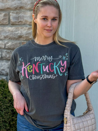 Colorful KY Christmas Tee