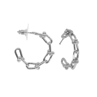 1" U-Link Hoop- Silver