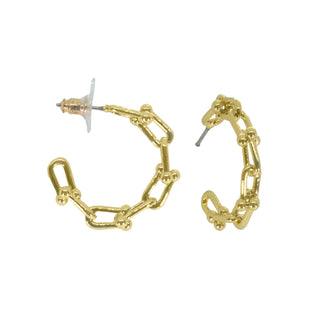 1" U-Link Hoop- Gold