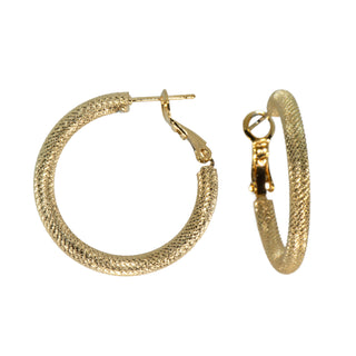 Textured Hoop Gold
