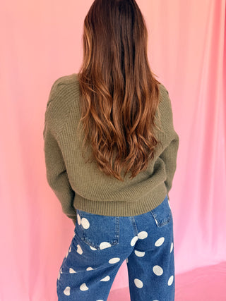 Vintage Rose Sweater Top