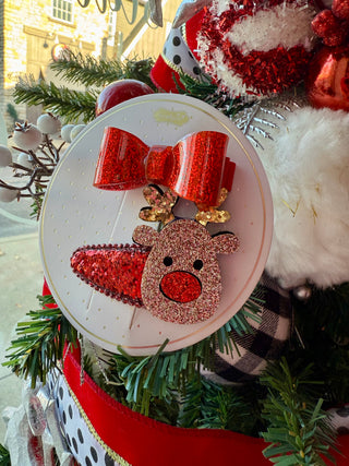 Satin Bow Holiday Headband