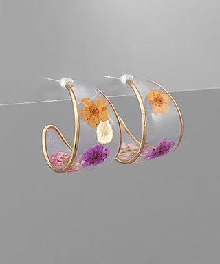 Multi Resin Flower Hoop