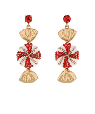 Peppermint Candy Earrings