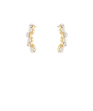 Pearl Zig Zag Stud