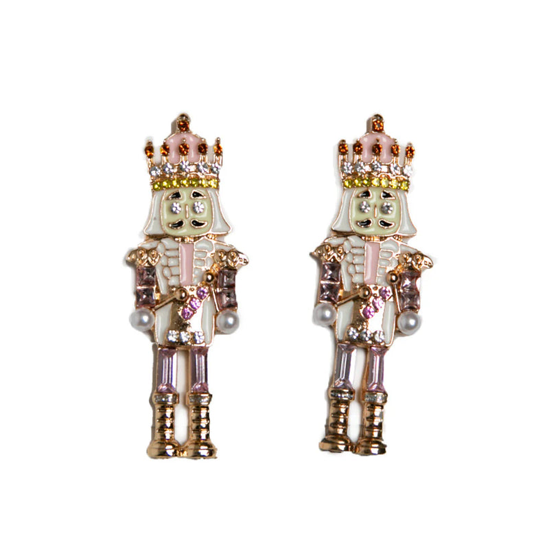 Pink Nutcracker Earring