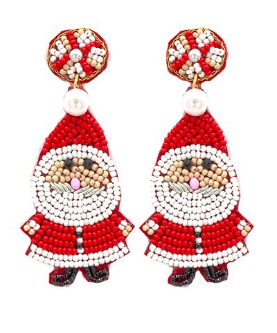 Elf Santa Dangle Earrings