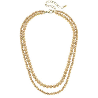 Ember 2-Row Bead Necklace