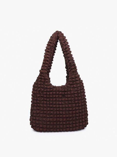 Espresso Georgia Quilted Hobo