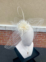 Ivory Long Quill Fascinator
