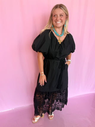 Take The Time Lace Midi