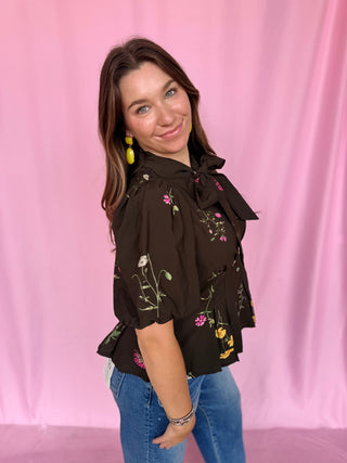 Stay Awhile Floral Top