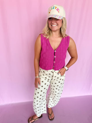 Basket Weave Vest