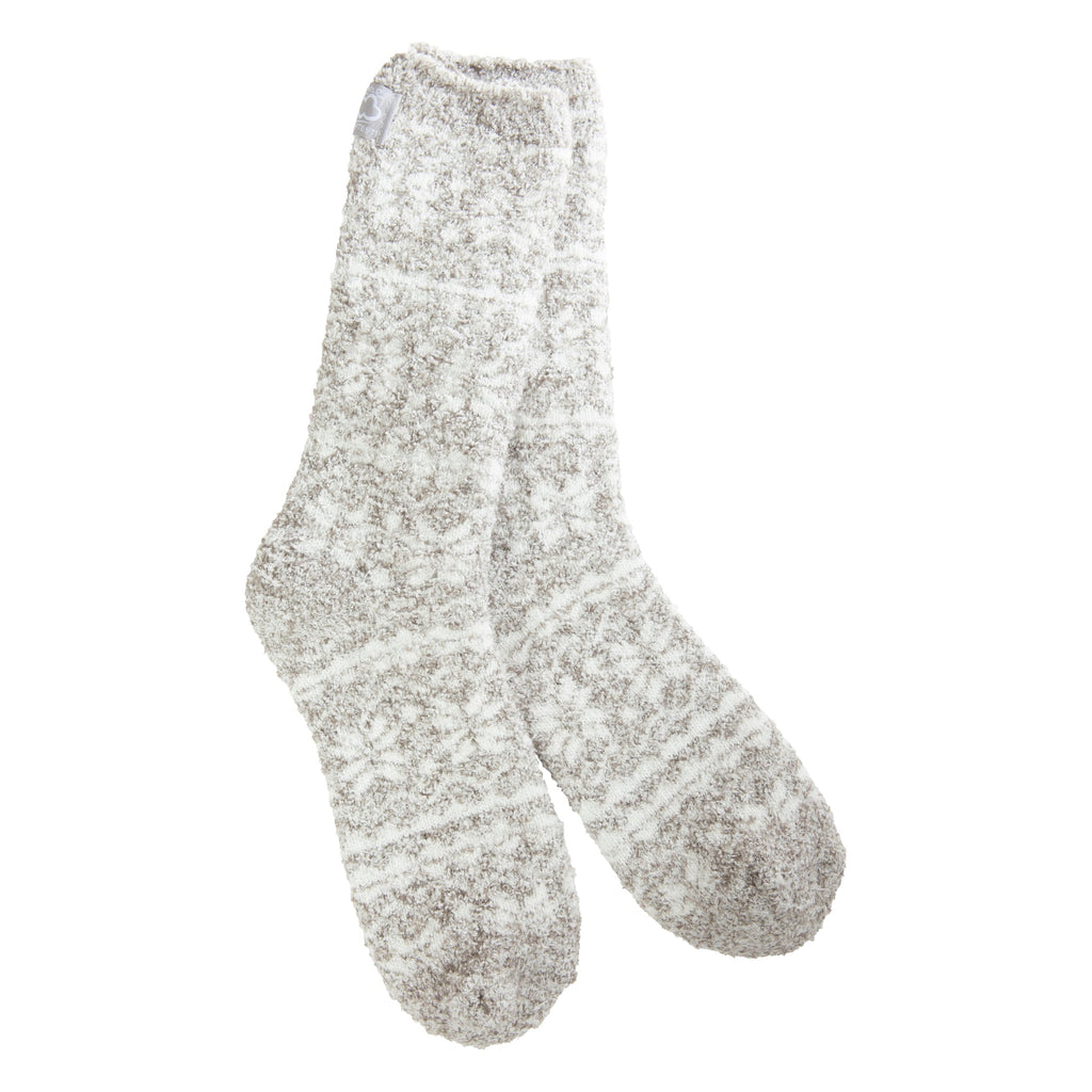 Fair Isle Silver Socks – Darling State of Mind