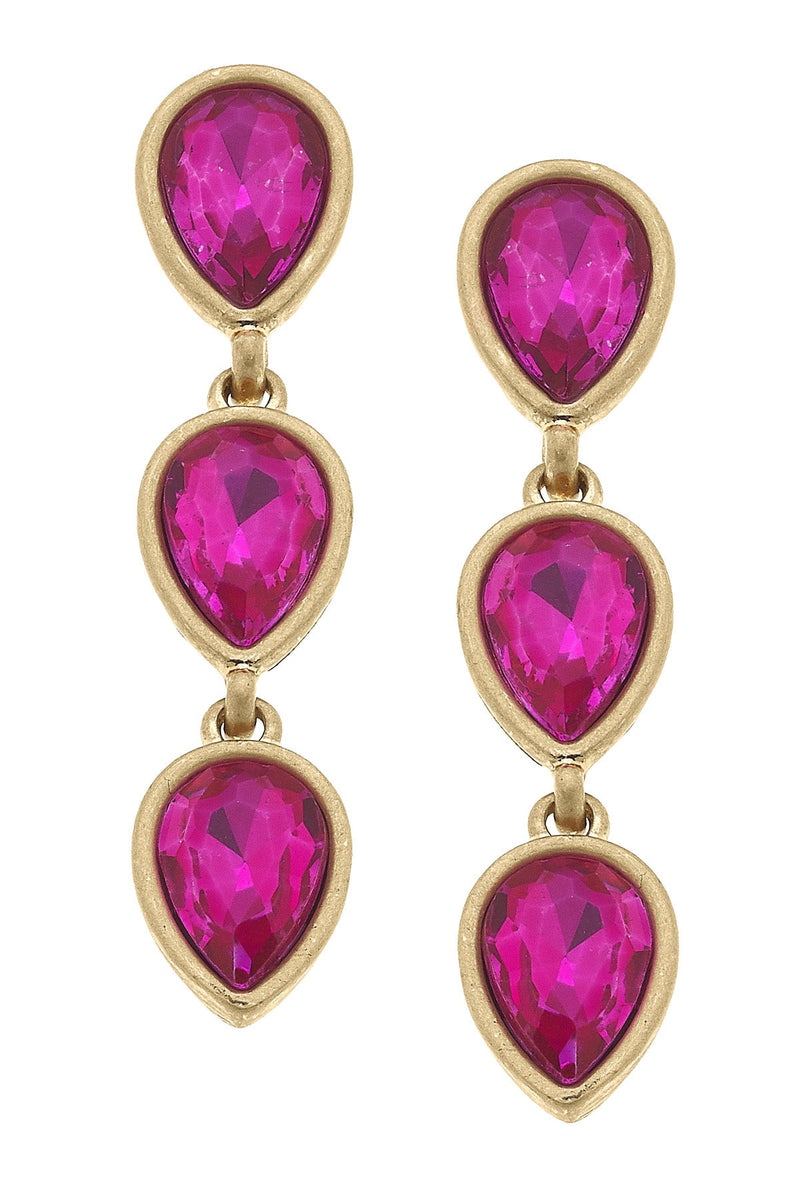 Fuchsia Jordan Teardrops Earring