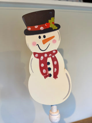 Red Snowman Topper