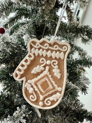 Mitten Iced Cookie Ornament