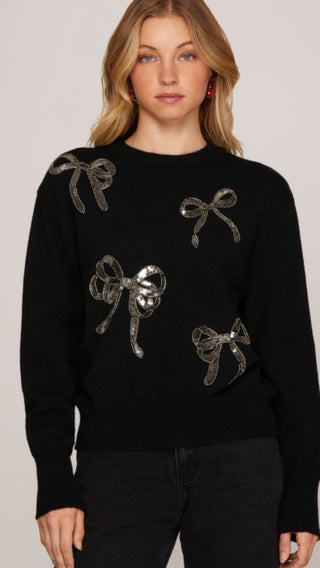 Wrapped In Ribbon Sweater