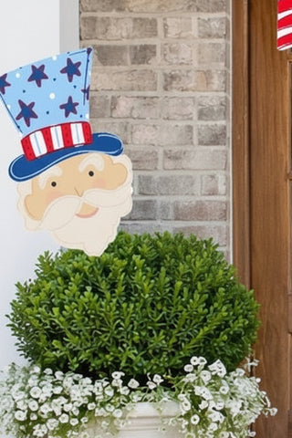 Uncle Sam Plastic Garden Stake