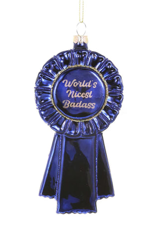 World's Nicest Badass Ornament
