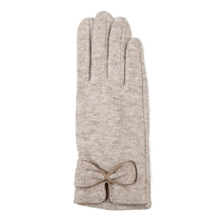 Taupe Mindy with Bow Gloves