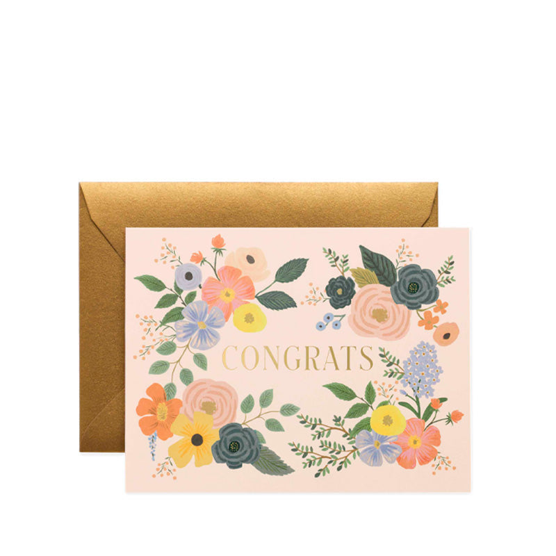 Garden Forest Congrats Card