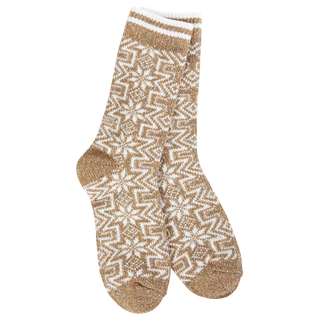 Geo Gingerbread Socks