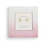 Girl Confirmation Book and Earring Set
