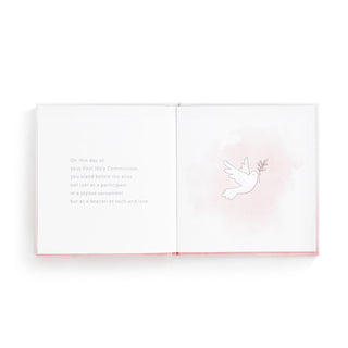 Girl First Communion Book and Earring Set