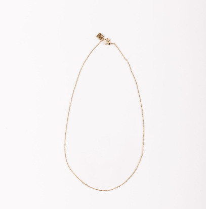 Gold Charm Bar Necklace