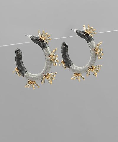 Gray Claire Earrings