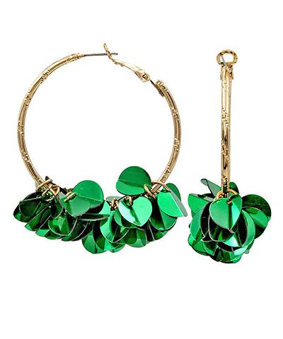 Green Maya Earrings